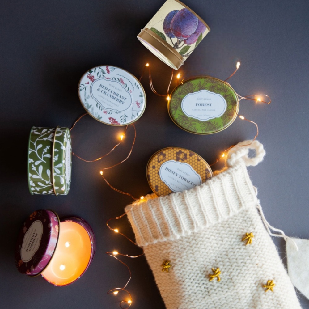 Rosy Rings Wild Plum & Cannabis Signature Tin Candle